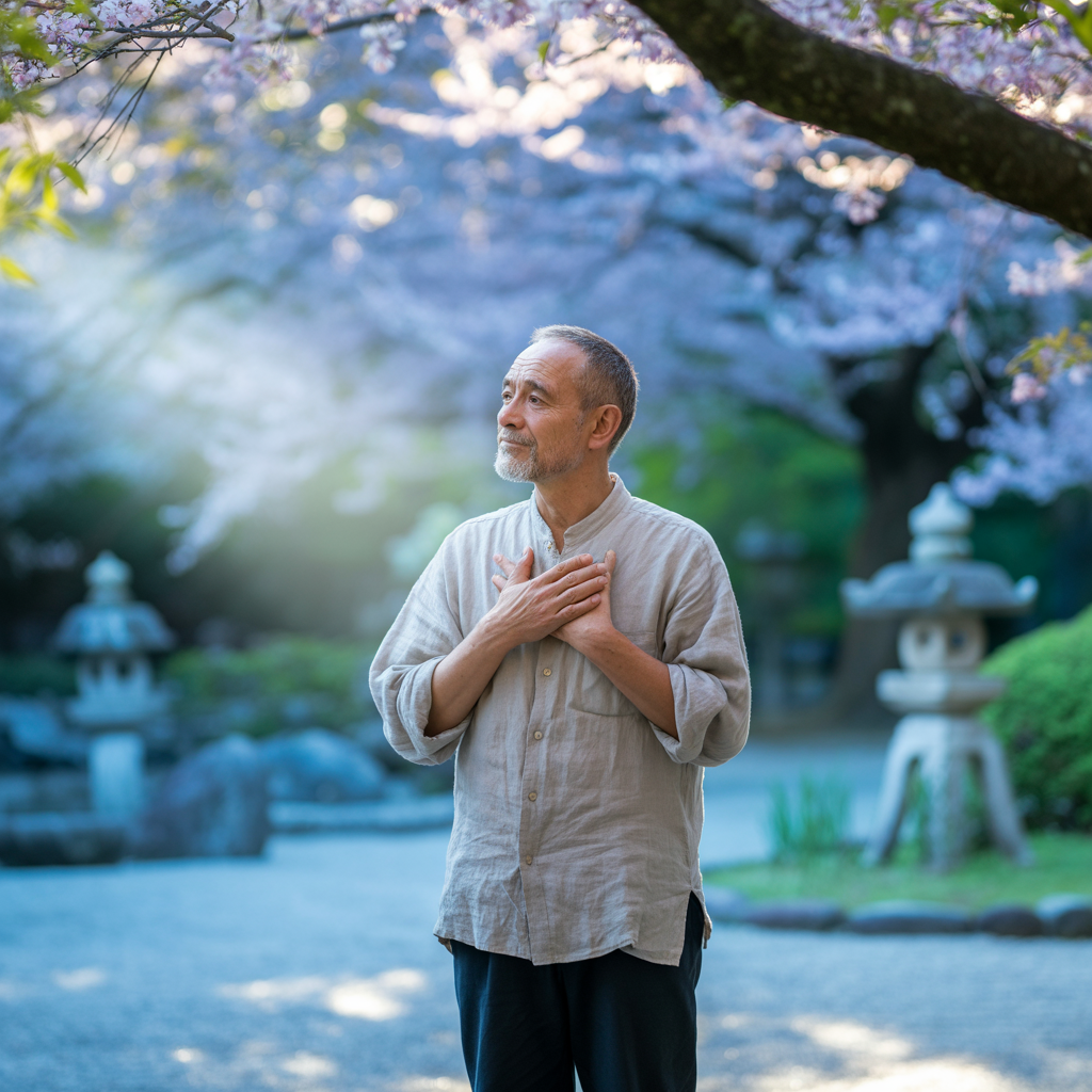 Emotional Support - Person in peaceful meditation